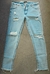 JEANS ELASTIZADO CON ROTURAS CON FLECOS - claro - comprar online
