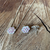 Conjunto colar e brinco flor cravejado zircônia rosa - Prata 925 - loja online