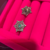 Imagem do Brinco hexagonal estilo estrela cravejado - Prata 925