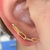Brinco Ear Cuff de Elos Lisos - Semijoia na internet