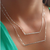 Colar com barra prata - Prata 925 - comprar online
