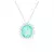 Colar com pingente redondo fusion colombiana - Joia em Prata 925 - comprar online