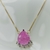 Colar com pingente formato gota - Semijoia - comprar online
