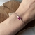 Pulseira com pingente Pink - Joia em Prata 925 - comprar online