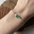 Pulseira ponto fusion esmeralda e cristal - Joia em Prata 925 - comprar online