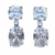 Brinco gota cristal - Joia em Prata 925