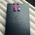 Brinco gota Pink - Joia Prata 925 - loja online