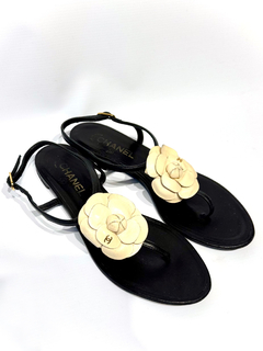 SANDALIAS CHANEL CAMELLIA T. 40.5 - comprar online