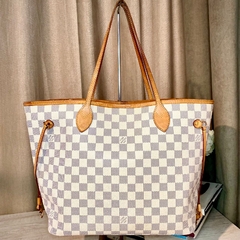 Cartera Louis Vuitton Neverfull Damier Azur MM - comprar online