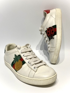 ZAPATILLAS GUCCI ACE PINEAPPLE X LADYBUG T. 35 - comprar online