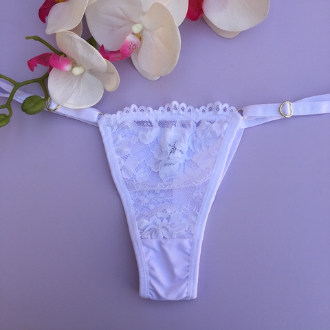 Calcinha fio duplo ( Branca) - comprar online