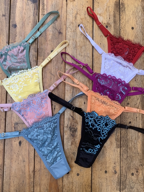 kit 5 calcinhas fio duplo - comprar online