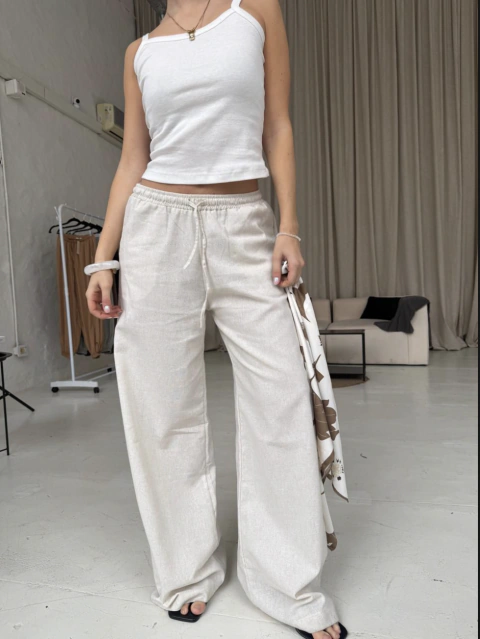 Pantalón de Lino Aline
