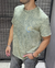 REMERA VAN GOGH - Remera con estampa de algodon, escote redondo, con proceso de desgaste snow. Corte