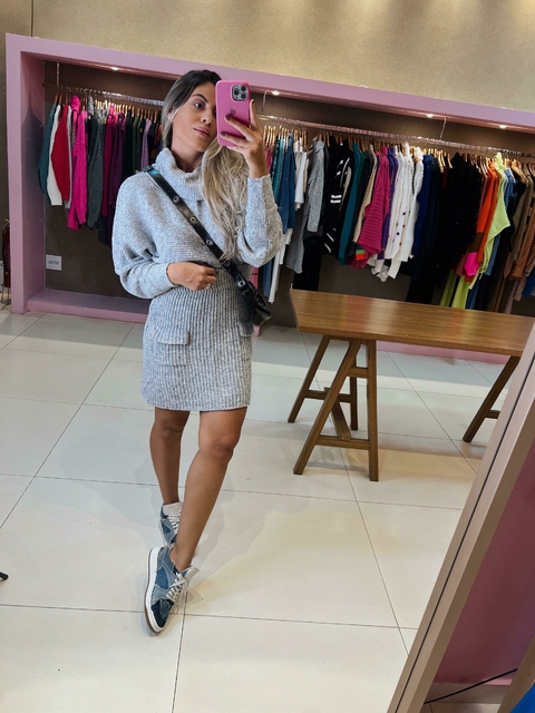 Conjunto Feminino Saia e Blusa Mousse