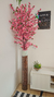 Pessegueiro Rosa Vaso Vidro G - 1.90cm - Via Paris Decor