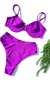 BKINI Marina Fúcsia Trilobal Hot Pants - Bkini&Co