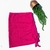 Saia Franzida Rosa Magenta Duna Stripe