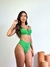 BKINI MELISSA VERDE BANDEIRA DUNA STRIPE HOT PANTS - loja online