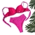 BKINI MELISSA ROSA PINK DUNA STRIPE HOT PANTS na internet