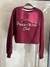 MOLETOM CROPPED WINE - loja online