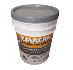 Impermeabilizante Acrilico Membrana Liquida Emacril 20kg