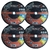 4 DISCOS DE CORTE 9" METAL E AÇO 230X1,9X22,2MM WALTON