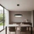 COLGANTE CAMBOYA S NG NEGRO C/LED 28W INTEGRADO LEUK en internet