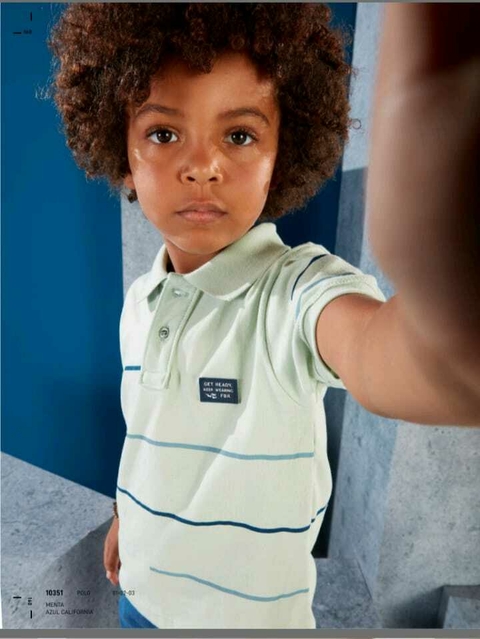 CAMISA POLO INFANTIL FBR