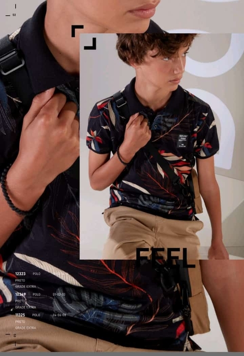 CAMISA POLO INFANTIL FBR