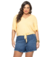 BLUSA FEMININA PLUS COM DETALHE NÓ