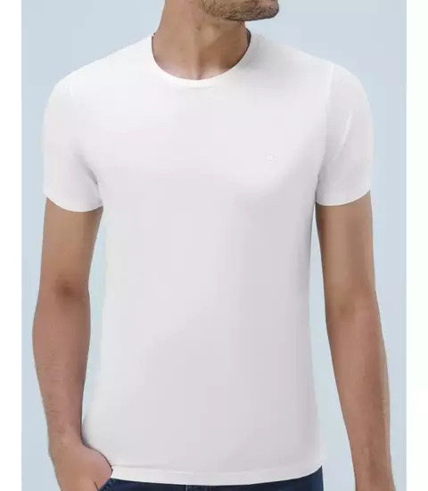 CAMISETA SLIM OGOCHI JUVENIL BRANCA GOLA O