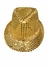 SOMBRERO CARNAVAL DORADO