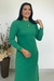 Vestido Tubinho Canelado Manga Longa Bia - loja online
