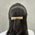 Hair Pin Riscado G Liso Dourado