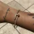Bracelete Prego Cartier Cravejado Cristal Dourado
