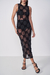 Vestido Tule Estampado - loja online