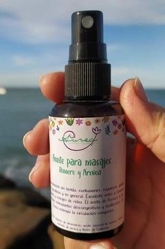 ACEITE PARA MASAJES DE ROMERO Y ÁRNICA 60cc
