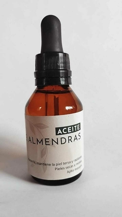 ACEITE PURO Y ORGÁNICO DE ALMENDRAS 30cc