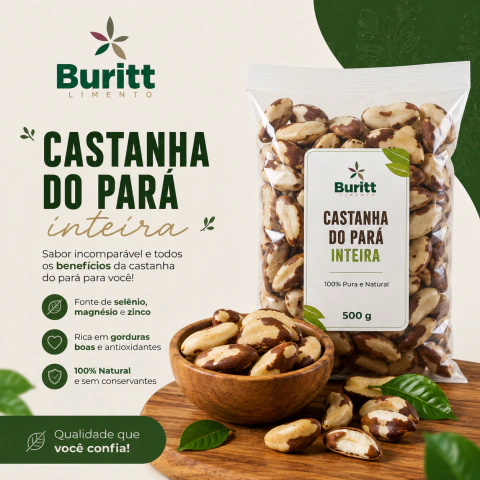 CASTANHA DO PARÁ INTEIRA - SAFRA NOVA