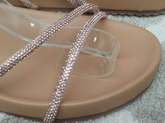 Imagem do Sandália Cecília papete 2 modelos em 1 com brilho de strass