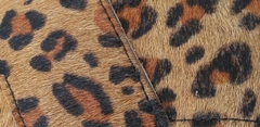 Sandália Rasteira Helena H Animal Print Em Couro Onça e outras cores - comprar online