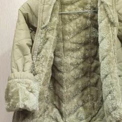 CAMPERA PUFFER CON PIEL - Calita