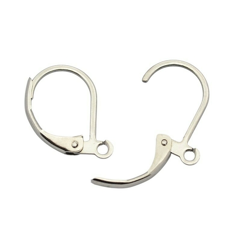 Ganchos Para Arete 20 Pzas Tipo 6 Acero Inoxidable Bisuteria - comprar en línea