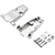 Capa Metálica Para Conector Db9 Com Kit Curto