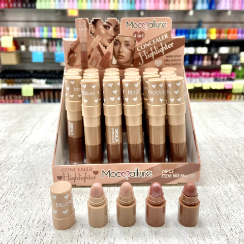 CORRECTOR + CONTORNO CRAYON 4EN 1 MOCALLURE