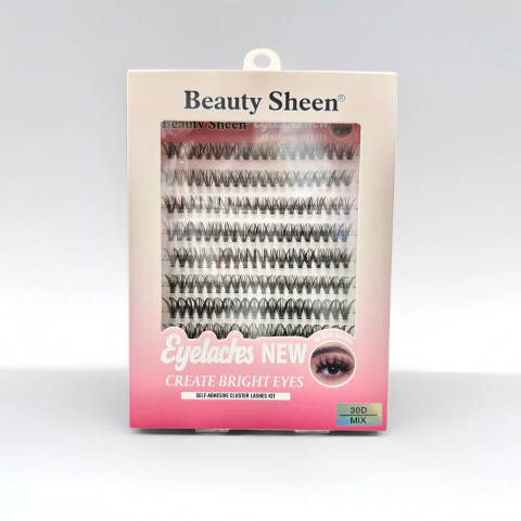 PESTAÑAS POR GRUPO 30D MIX BEAUTY SHEEN