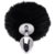PLUG ANAL EM METAL POMPOM PEQUENO - VIPMIX - loja online