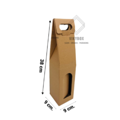 Caja Para Una Botella De Vino