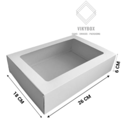 Caja Fosforera Con Visor 26x18x6 - comprar online